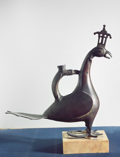 Aquamanile in the Form of a Peacock by Islamic School